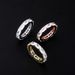 New Square Zircon Ring Real Gold Electroplating Hip Hop Simple Ring Jewelry Bling-Bling_ipsvogv.com