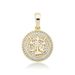 Men And Women's Jewelry Twelve Constellations Retro Pendant Full Of Zircon Hip Hop Personality Clavicle Necklace Accessories Hiphop_ipsvogv.com