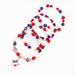Handmade Patriotic Beaded Bracelet Set With Natural Stone Stars For Men And Women - Perfect For Independence Day Celebrations Bracelet Set_ipsvogv.com