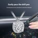 Netizens with the same style of Mosang stone necklace, women's sterling silver, small sugar, versatile, high-end_ipsvogv.com