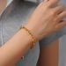 Stainless Steel Horseshoe Buckle For Men And Women, Fashionable Letter Oval Open Pig Nose Bracelet_ipsvogv.com