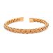 Men And Women's Jewelry Simple And Versatile Stainless Steel Braid Wire Open Bracelet Braided Mesh Bracelet Titanium Steel Jewelry_ipsvogv.com