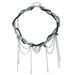Fashion Water Drop Tassel Love Collarbone Chain Ins Wind Sweet Cool Trend Multi-layer Glass Necklace_ipsvogv.com