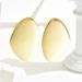 Personalized large light surface exaggerated ear accessories fashion metal heavy industry geometric earrings_ipsvogv.com