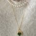 Japanese And Korean Ins Natural Stone Agate Heart Necklace With Niche Design, Light Luxury Black Peach Heart, High-end_ipsvogv.com