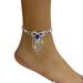 Unisex Hot Selling Sexy Fashion Popular Style Black Water Drop Tassel Rhinestone Anklet Female Ankle Full Diamond Jewelry Batch_ipsvogv.com