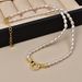 The Story Of Roses, Same Natural Freshwater Pearl Classic Versatile Necklace, Advanced Design, Neck Chain For Women_ipsvogv.com