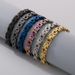 Cool Byzantine Emperor Chain Set Multi Specification Stainless Steel Jewelry Buckle Flat Chain Bracelet Necklace_ipsvogv.com