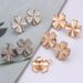 Four leaf clover metal waist buckle detachable no seam no nail waist button jeans waist buckle artifact_ipsvogv.com