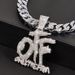 Fashion Full Diamond Hip Hop Men's Necklace Jewelry OTF Pendant_ipsvogv.com