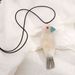 N12140 Design Sense Cute Resin Bird Pendant Long Necklace ZA Same Style Personalized Artistic Ornament_ipsvogv.com