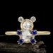 simple And Cute Teddy Bear Ring, Niche Design, Amusement Park Series Accessories, Birthday Gifts_ipsvogv.com