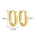 Women’s Jewelry Set Fashion New Earrings INS Style Geometric Gold Stainless Steel Ear Buckles Advanced Simple Ear Buckles_ipsvogv.com