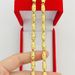Jin Yicheng Gold Plated Jewelry Hollow Olive Bean Beads Men's And Women's Necklace Fashion Accessories_ipsvogv.com