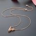 pendant Necklace, Creative And Fashionable V-letter Cross Chain Necklace Accessory_ipsvogv.com