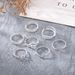 Hot Selling Combination Ring, Personalized Leaf Hollowed Out Cross 7 Piece Set, Ring Bracelet_ipsvogv.com