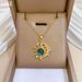 】 Star 【 Moon Mythical Light Luxury Charm Gorgeous Full Diamond Necklace Women's Versatile Clavicle Titanium Steel Chain 【 】_ipsvogv.com