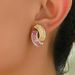 New style women's with personalized inlaid crystal and high-end design, versatile earrings_ipsvogv.com