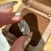 Lace Grid Light Luxury Sparkling Diamond Zircon Ring For Women With Adjustable Opening, Niche High-end Sense,_ipsvogv.com