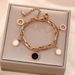 Titanium Steel Bracelet For Women, Black White, Double Layered Roman Numerals, Light Luxury, Simple And Versatile. Hand_ipsvogv.com