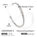 Women's Jewelry Stainless Steel Irregular Texture Spherical Open Bracelet Niche High End Titanium Steel Bracelet_ipsvogv.com
