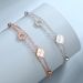 Women's Jewelry Four Leaf Clover Double Layer Bracelet, High End Jewelry, Fashionable And Versatile, Niche Design, Ins Style, Valentine's Day Gift_ipsvogv.com