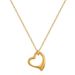 【 Full Body Titanium Steel 】 Plain Ring Love Furnace Genuine Gold Cold Necklace For Women's Ins Mesh Red Collarbone_ipsvogv.com