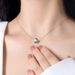 Silver Necklace Iins Style Necklace, Shell Pearl Pendant, Korean Version, Fashionable And Simple, Slim Collarbone Chain_ipsvogv.com