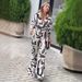 Women's Clothing commuting leisure color loose wide leg pants suit_ipsvogv.com