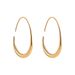Unisex Fashion Sense Egg Shaped Stainless Steel Ear Hooks For Women Trendy Atmospheric Fashion Earrings Ins Cold Wind Ear Accessories_ipsvogv.com