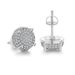 Unisex Jewelry Fashion hip hop light luxury full diamond earrings for men and women micro inlaid color separated threaded earrings trendy earrings_ipsvogv.com