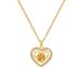 【 】 Love Rose Shell Luxury Charm Gorgeous Full Diamond Necklace Women's Versatile Clavicle Titanium Steel Chain_ipsvogv.com
