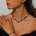 Women’s Jewelry Set Fashion Exquisite Hot Selling Claw Chain Necklace Earrings Bracelet Ring Set Four Piece Full Diamond Clavicle Chain Evening Dress_ipsvogv.com