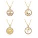 Women’s Jewelry Set Fashion Popular Round Micro Inlaid Zircon Necklace Ins Style Popular Pendant Necklace_ipsvogv.com