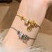 Unisex high grade zircon small waist love bracelet fashionable commuting adjustable bracelet exquisite new hand jewelry for women_ipsvogv.com