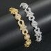 Men’s Jewelry Set Fashion New Hip Hop Bracelet 10mm Eye Cuban Chain Micro Inlaid Zircon Creative Niche Men And Women Hip Hop Accessories_ipsvogv.com