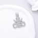 Personalized fashion niche design hip hop Cuban crown CEO pendant necklace unisex_ipsvogv.com