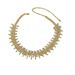 Fashion light luxury full diamond short necklace female hip hop flash diamond claw chain thorn collar_ipsvogv.com