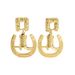 Fashionable commuting style U-shaped earrin, women's personalized shoe shape design, niche, versatile, high-end_ipsvogv.com