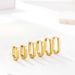 Women’s Jewelry Set Fashion New Earrings INS Style Geometric Gold Stainless Steel Ear Buckles Advanced Simple Ear Buckles_ipsvogv.com