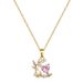 】 Love 【 Leaf Zircon Light Luxury Charm Gorgeous Full Diamond Necklace Women's Versatile Clavicle Titanium Steel Chain 【 】_ipsvogv.com