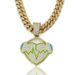 Resin Heart Full Diamond Hip-Hop Pendant Personality Trendy Brand Accessories_ipsvogv.com