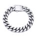Four-Sided Polished Hip-Hop Titanium Bracelet Men's Simple Stainless Steel Jewelry Cuban Chain Accessories_ipsvogv.com