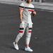 Men's Clothing loose sports suit 3D digital printing personalized fashion short-sleeved trousers_ipsvogv.com