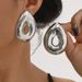 1 Pair Retro Simple Style Circle Water Droplets Heart Shape Iron Gold Plated Ear Studs_ipsvogv.com