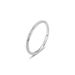 Niche Design 999 Full Silver Sky Star Women's Frost Sandblasting Closed Plain Ring New Product Accessories_ipsvogv.com