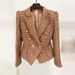 Women's New Style Star Fashion Fringed Tweed Slim Blazer_ipsvogv.com