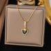 Shield Shaped Octagonal Star Pentagram Pendant Necklace, Women's Gold-plated Fashionable Versatile Collarbone Chain_ipsvogv.com