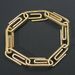Men's Jewelry Necklace Paper Clip Buckle 10mm Hip Hop Bracelet Personality Couple Clavicle Chain Cross Border Hip Hop Jewelry_ipsvogv.com