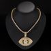 Fashionable Diamond Angel's Hip Hop Personalized Creative Devil's Eye Pendant Cuban Necklace Trend_ipsvogv.com